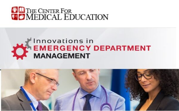 2022 Innovations in ED Management Self Study Course CCME