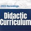 ACAAM Didatic Curriculum 2022 2023 Recordings Videos