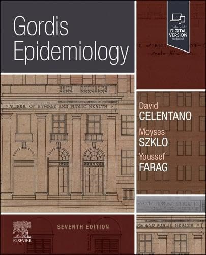 Gordis Epidemiology by David D Celentano 2024