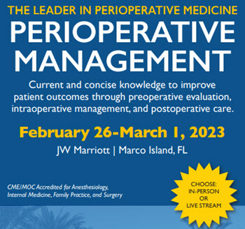 Johns Hopkins Perioperative Management 2023
