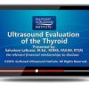 ultrasound evaluation thyroid online video
