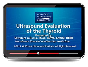 ultrasound evaluation thyroid online video