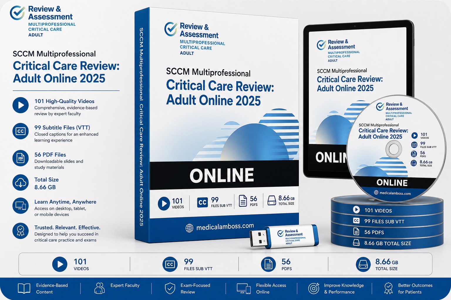 SCCM Multiprofessional Critical Care Review: Adult Online 2025