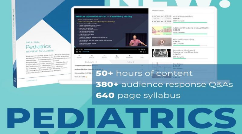 Medstudy 2023–2024 Pediatrics Video Board Review