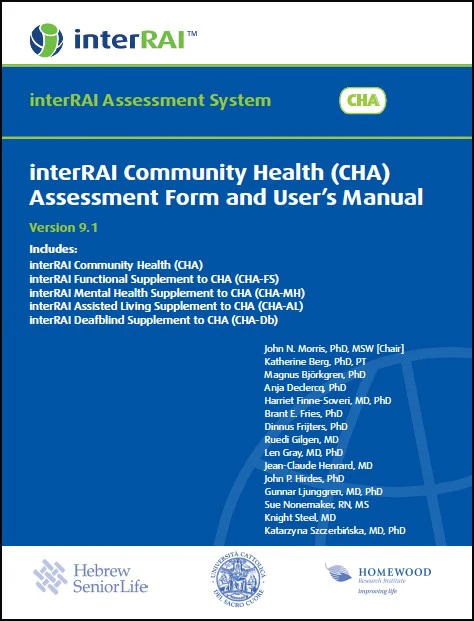 interRAI Community Health (CHA) Assessment Form and User’s Manual, (Standard English Edition), v 9.1.3 (Original PDF from Publisher)