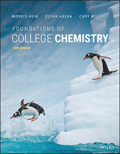 Foundations of College Chemistry, 16th Edition (Original PDF from Publisher)