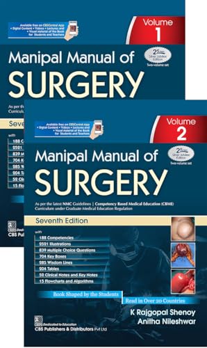 Manipal Manual of Surgery, 2 Volume Set, 7th edition (Original PDF from Publisher)