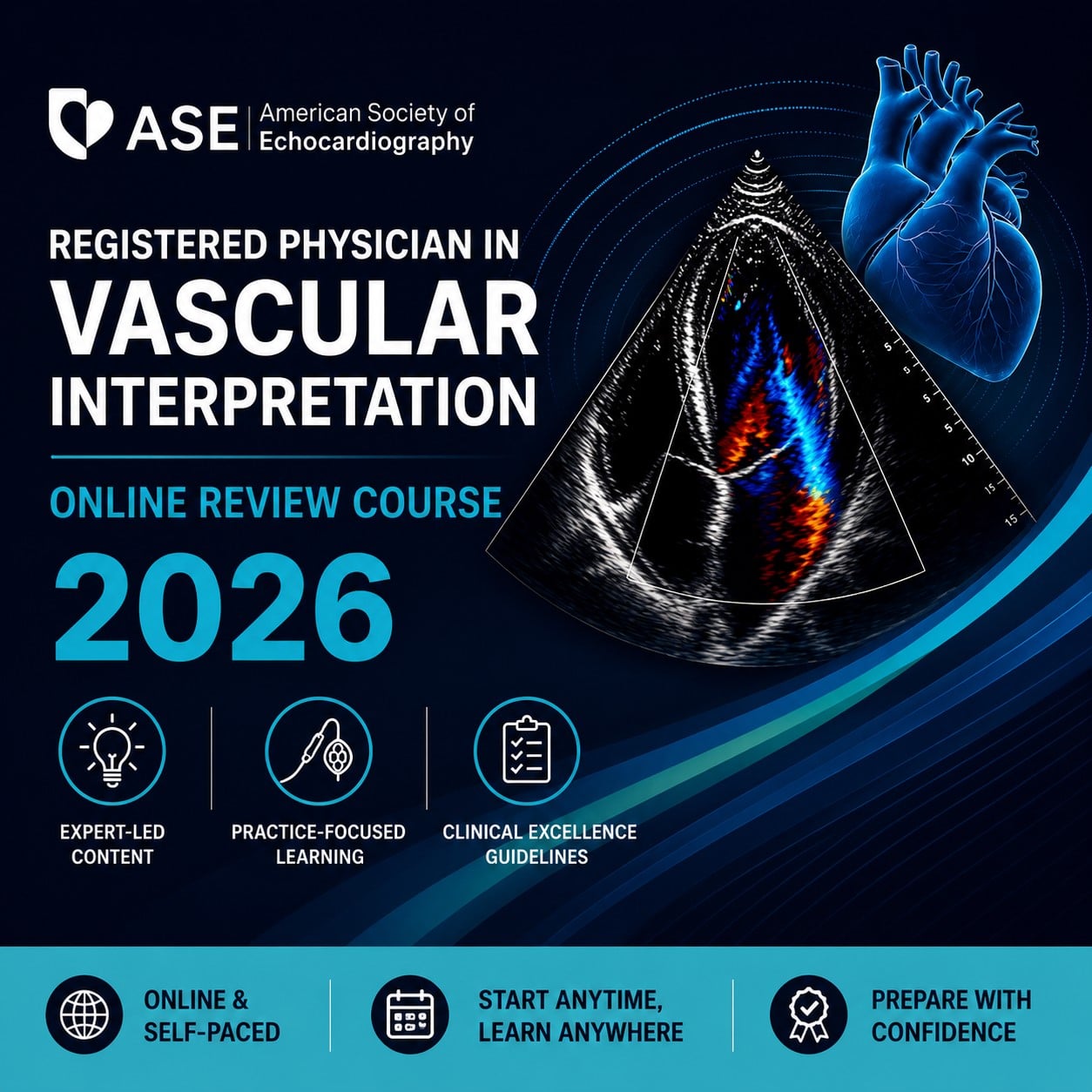 American Society of Echocardiography Advanced Echo 2026