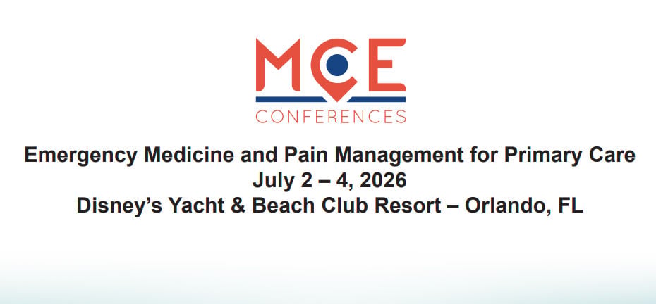 MCE Conferences Emergency Medicine and Pain Management for Primary Care July 2 – July 4, 2026