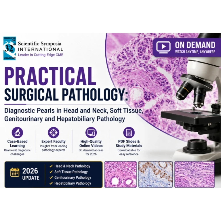 Practical Surgical Pathology: Diagnostic Pearls in Head and Neck, Soft Tissue, Genitourinary and Hepatobiliary Pathology 2026 (Videos + Slides)